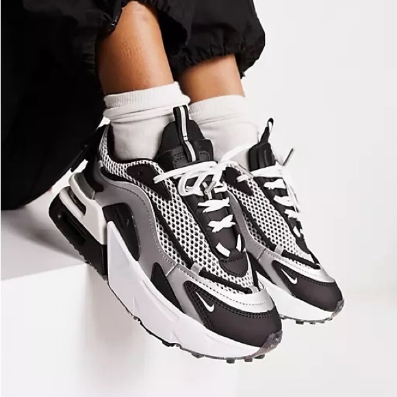 Nike Shoes - Nike Air Max Furyosa Silver Black Sneaker Size 6